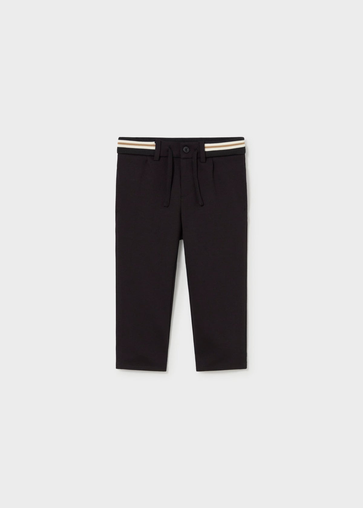 Pantalone a contrasto bimbo - Nero