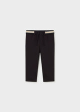 Pantalone a contrasto bimbo - Nero