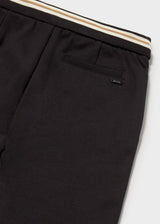 Pantalone a contrasto bimbo - Nero