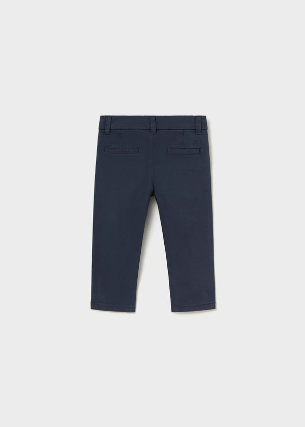 Pantalone basico chino bimbo - Azzurro