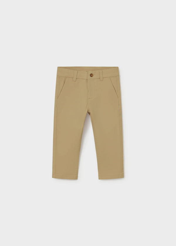 Pantalone basico chino bimbo - Biscotto
