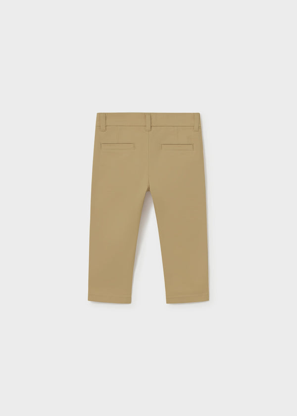 Pantalone basico chino bimbo - Biscotto
