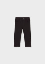 Pantalone basico felpa bimbo - Nero