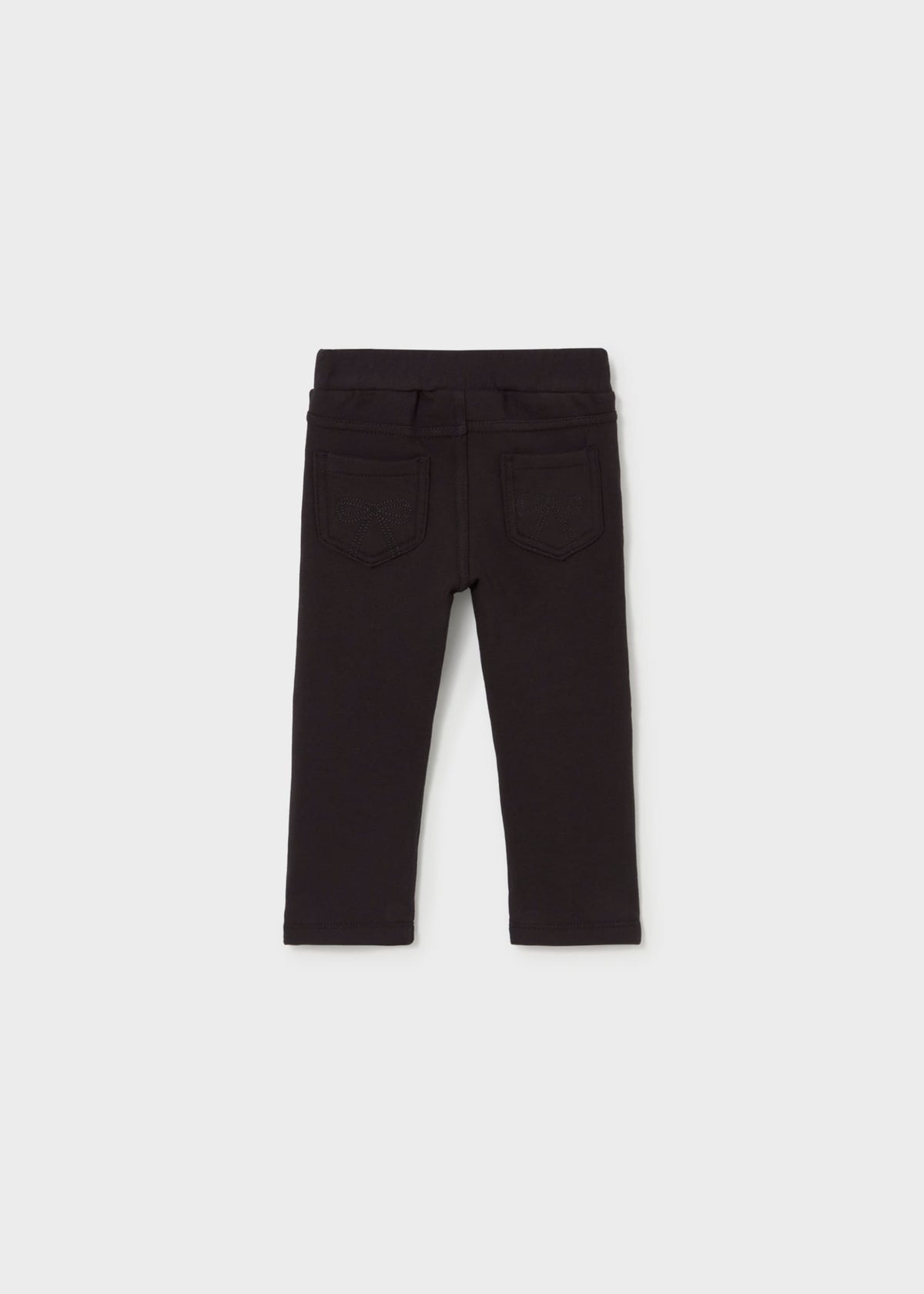 Pantalone basico felpa bimbo - Nero