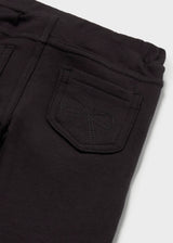 Pantalone basico felpa bimbo - Nero
