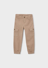 Pantalone cargo bambino - Beige