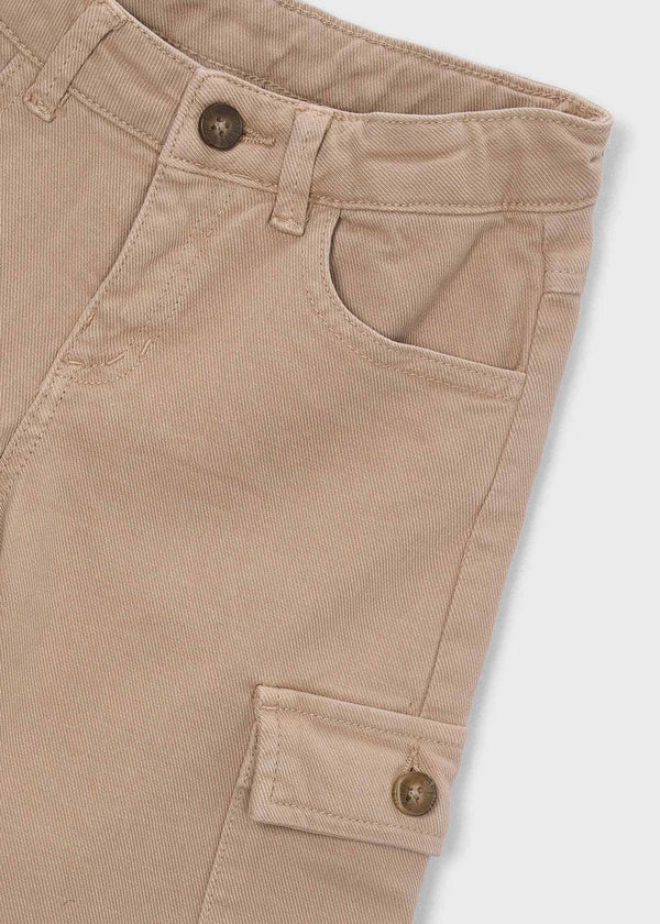 Pantalone cargo bambino - Beige