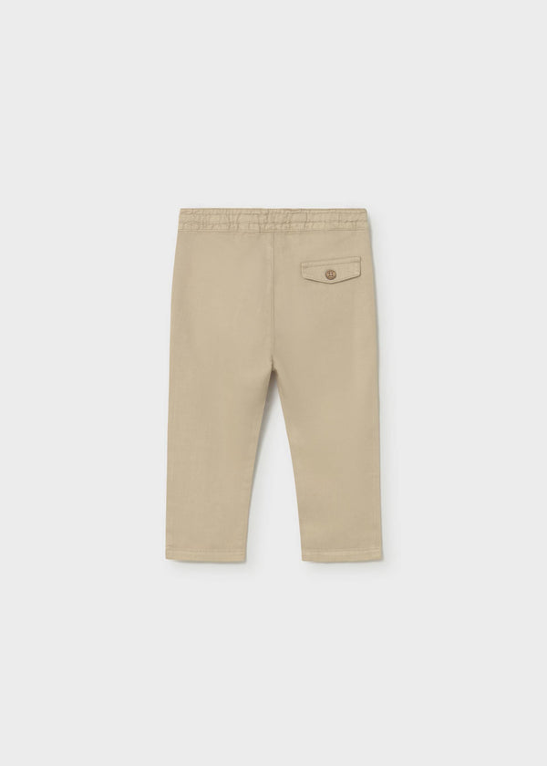Pantalone in lino relaxed neonato