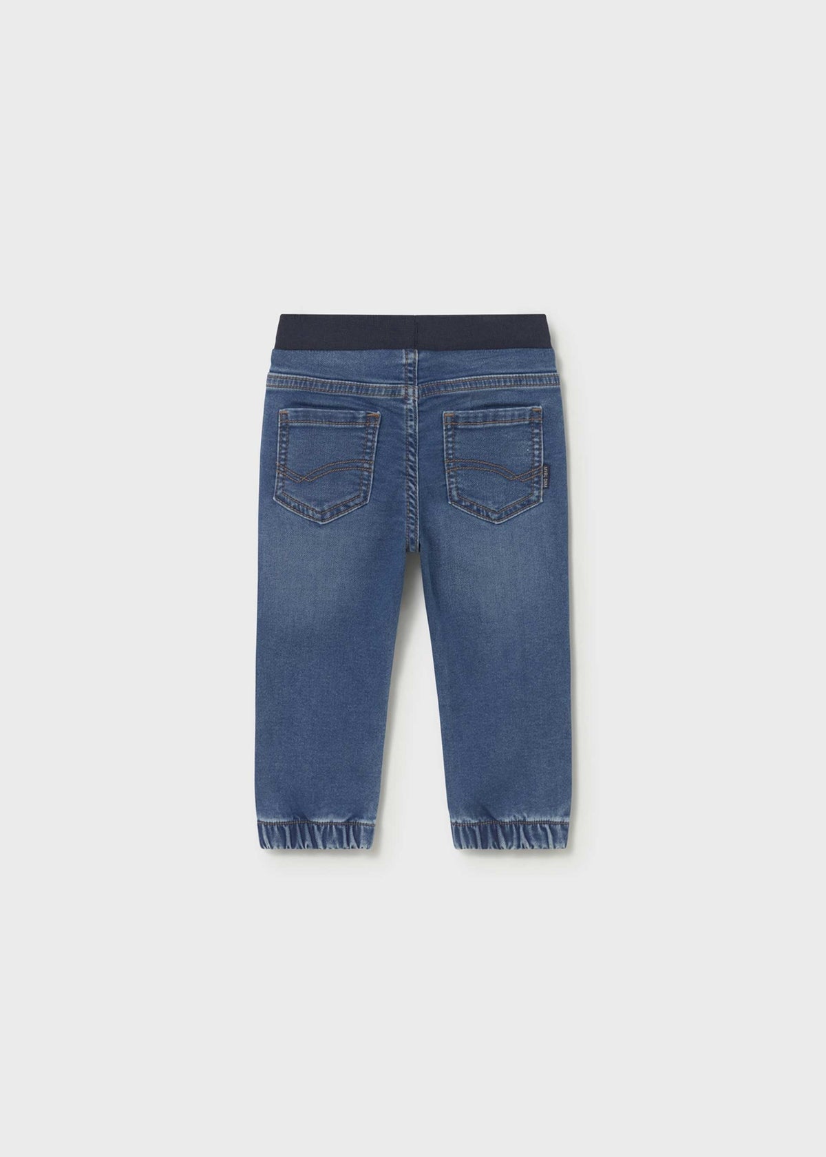 Pantalone jeans con cintura elasticizzata neonato