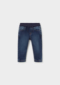 Pantalone jeans jogger bimbo - Scuro