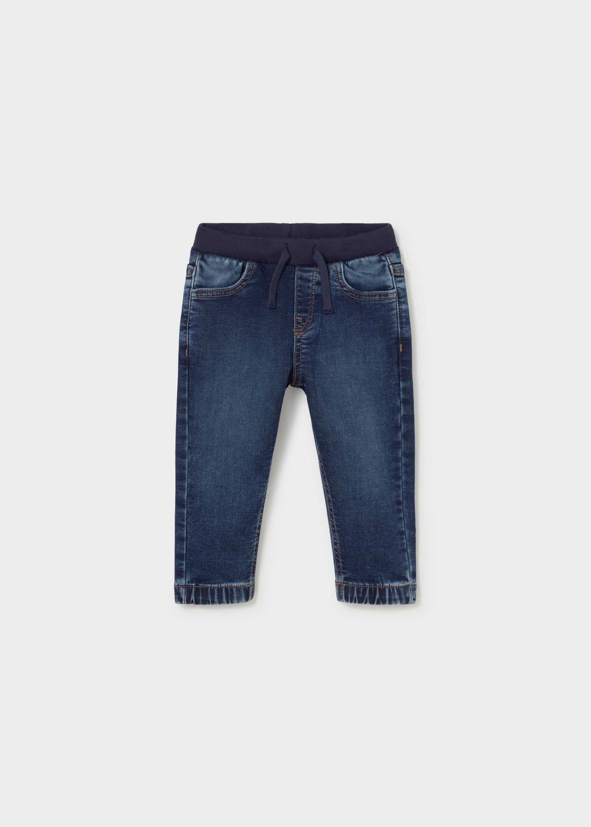 Pantalone jeans jogger bimbo - Scuro