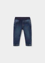 Pantalone jeans jogger bimbo - Scuro