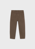 Pantalone jogger chino bambino - Cacao