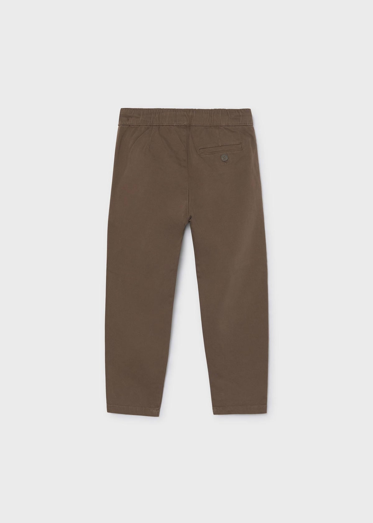 Pantalone jogger chino bambino - Cacao