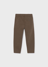 Pantalone jogger chino bambino - Cacao