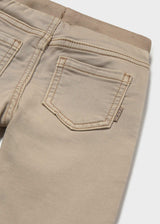 Pantalone jogger twill bimbo - Beige