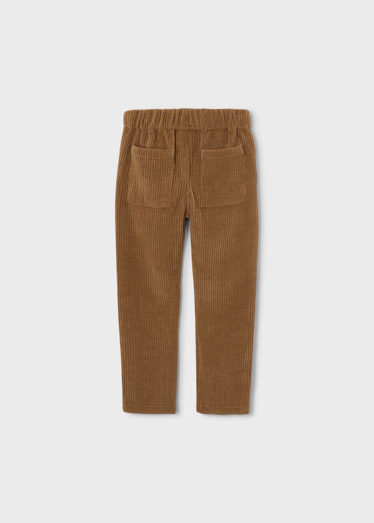 Pantalone jogger velluto a costine bambino - Marrone