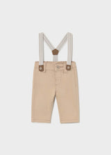 Pantalone lungo bretelle neonato - Duna