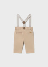 Pantalone lungo bretelle neonato - Duna