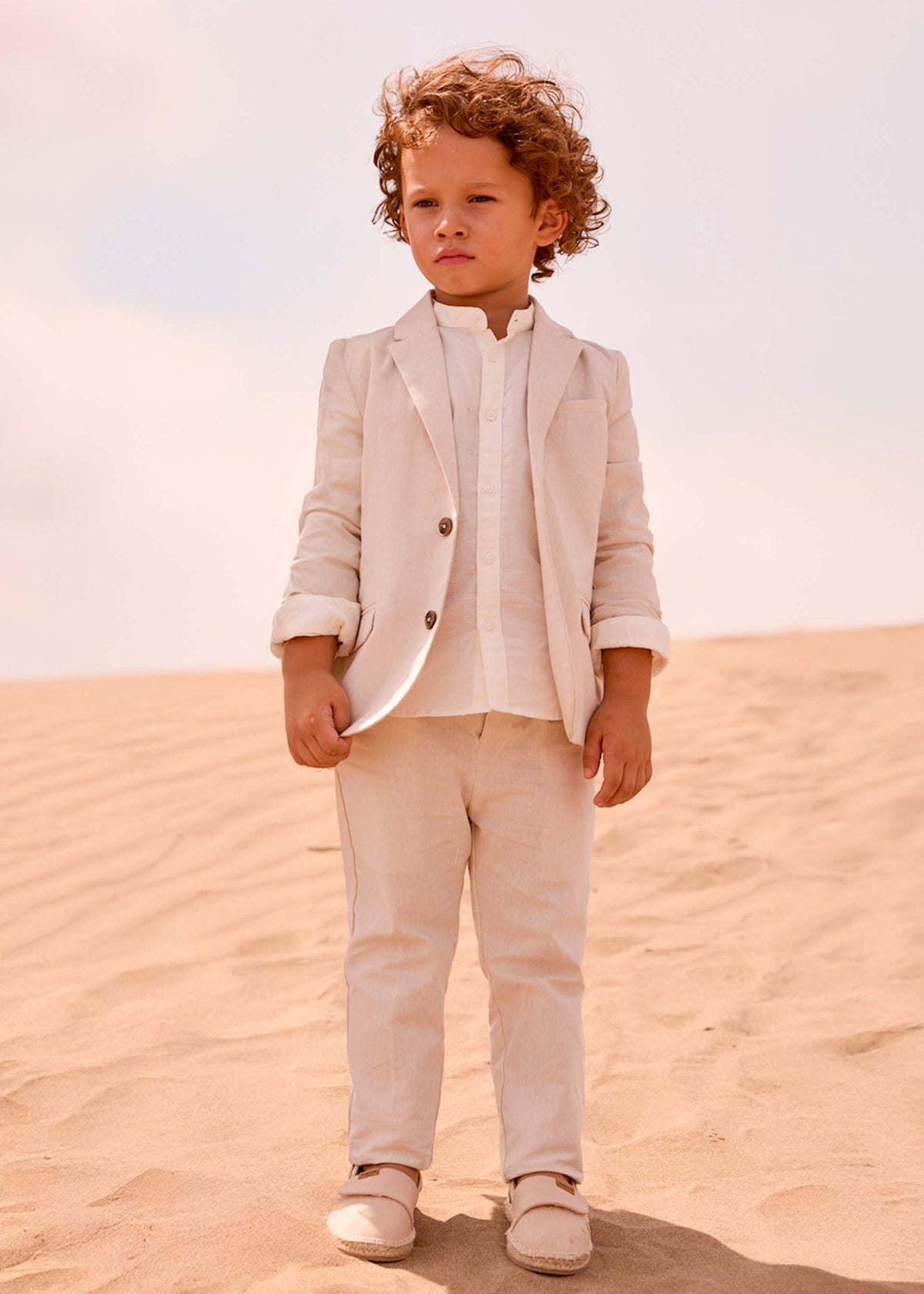 Pantalone lungo in lino bambino