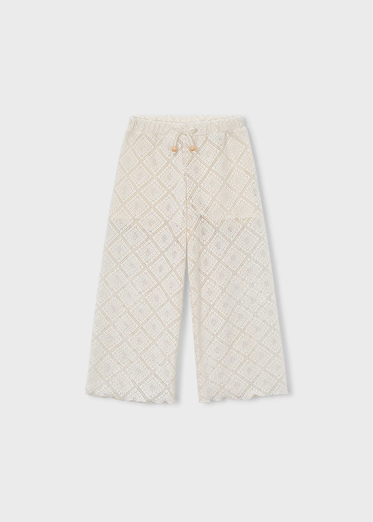 Pantalone lungo ricamato bambina