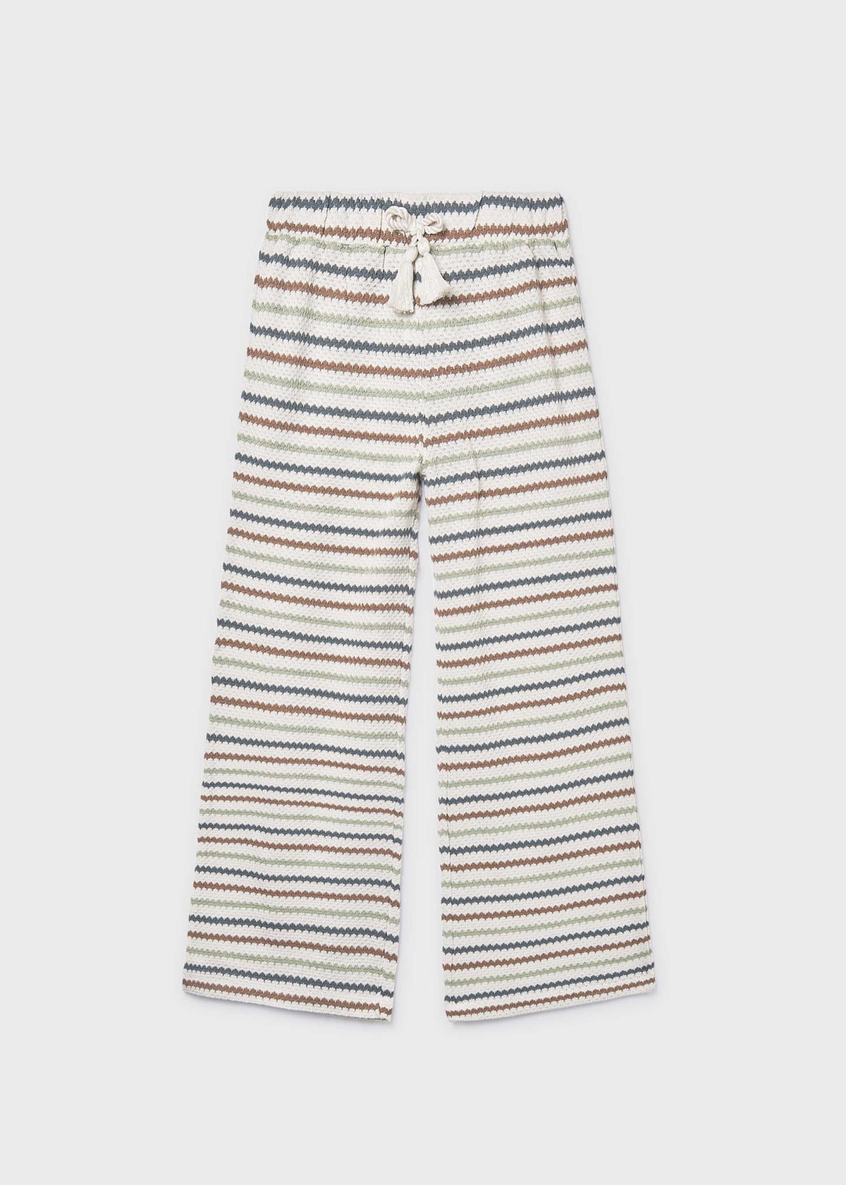Pantalone lungo ricamato ragazza