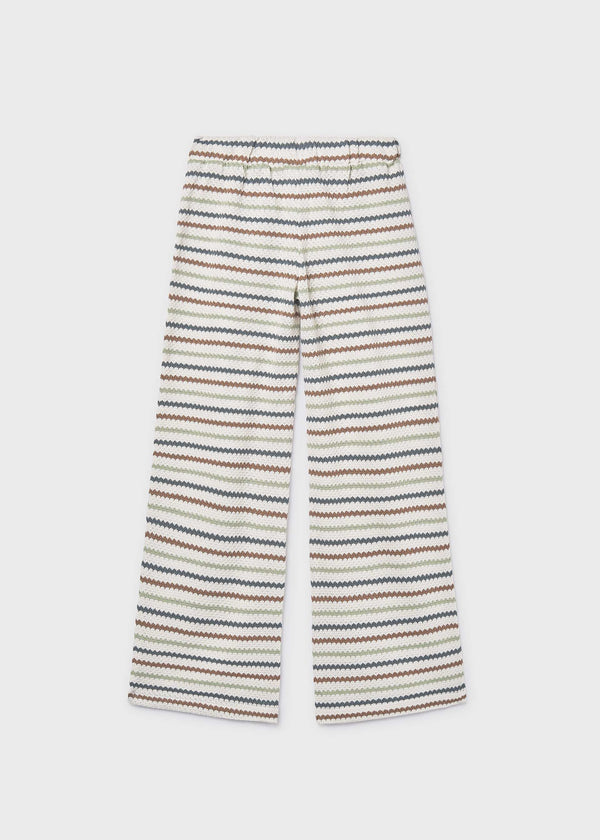 Pantalone lungo ricamato ragazza