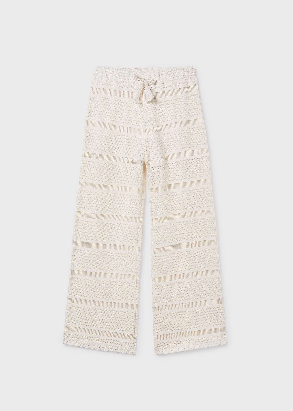 Pantalone lungo ricamato ragazza