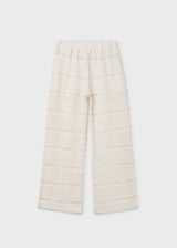 Pantalone lungo ricamato ragazza