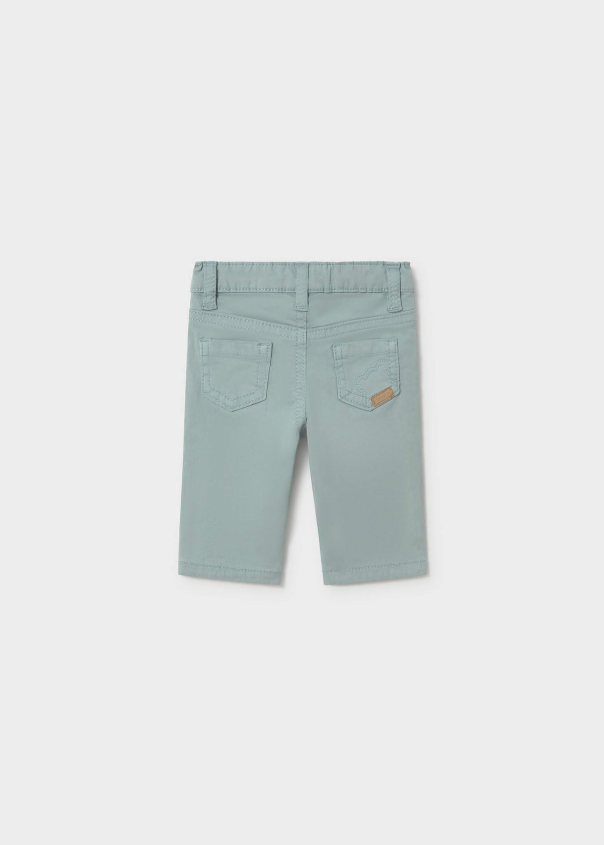 Pantalone twill neonato - Azzurro