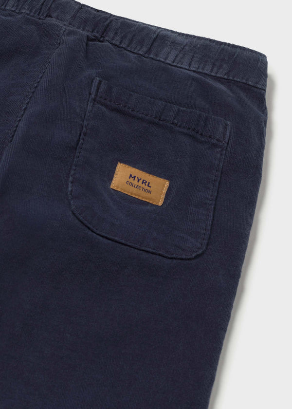 Pantalone velluto a costine bimbo - Azzurro