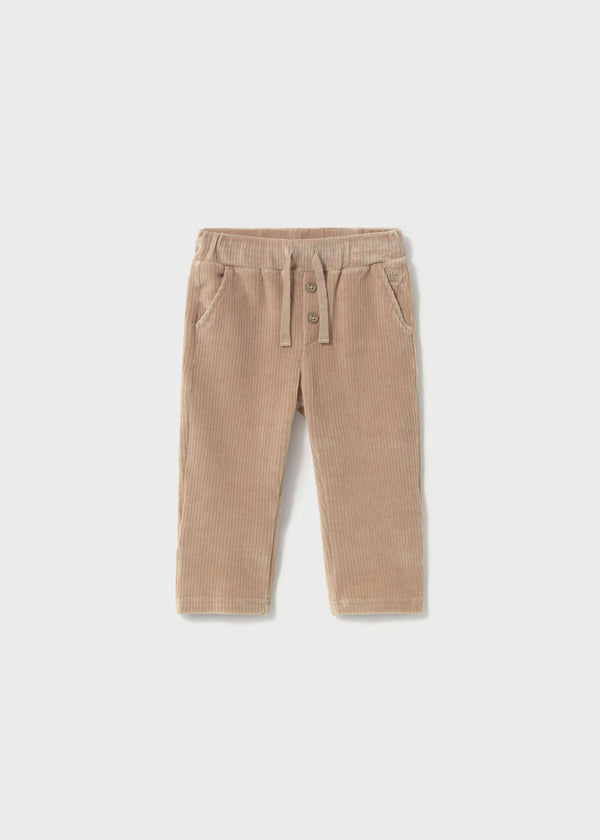 Pantalone velluto a costine bimbo - Nocciola