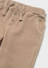 Pantalone velluto a costine bimbo - Nocciola