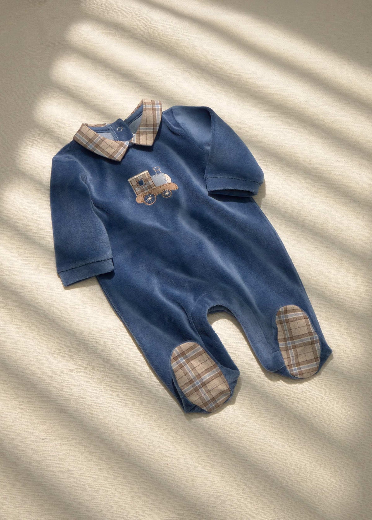 Pigiama felpato neonato - Blueberry
