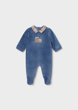 Pigiama felpato neonato - Blueberry