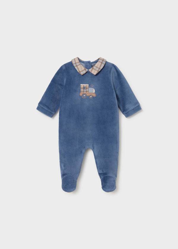 Pigiama felpato neonato - Blueberry