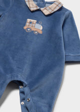 Pigiama felpato neonato - Blueberry