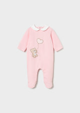 Pigiama orsetto ricamato neonata - Baby