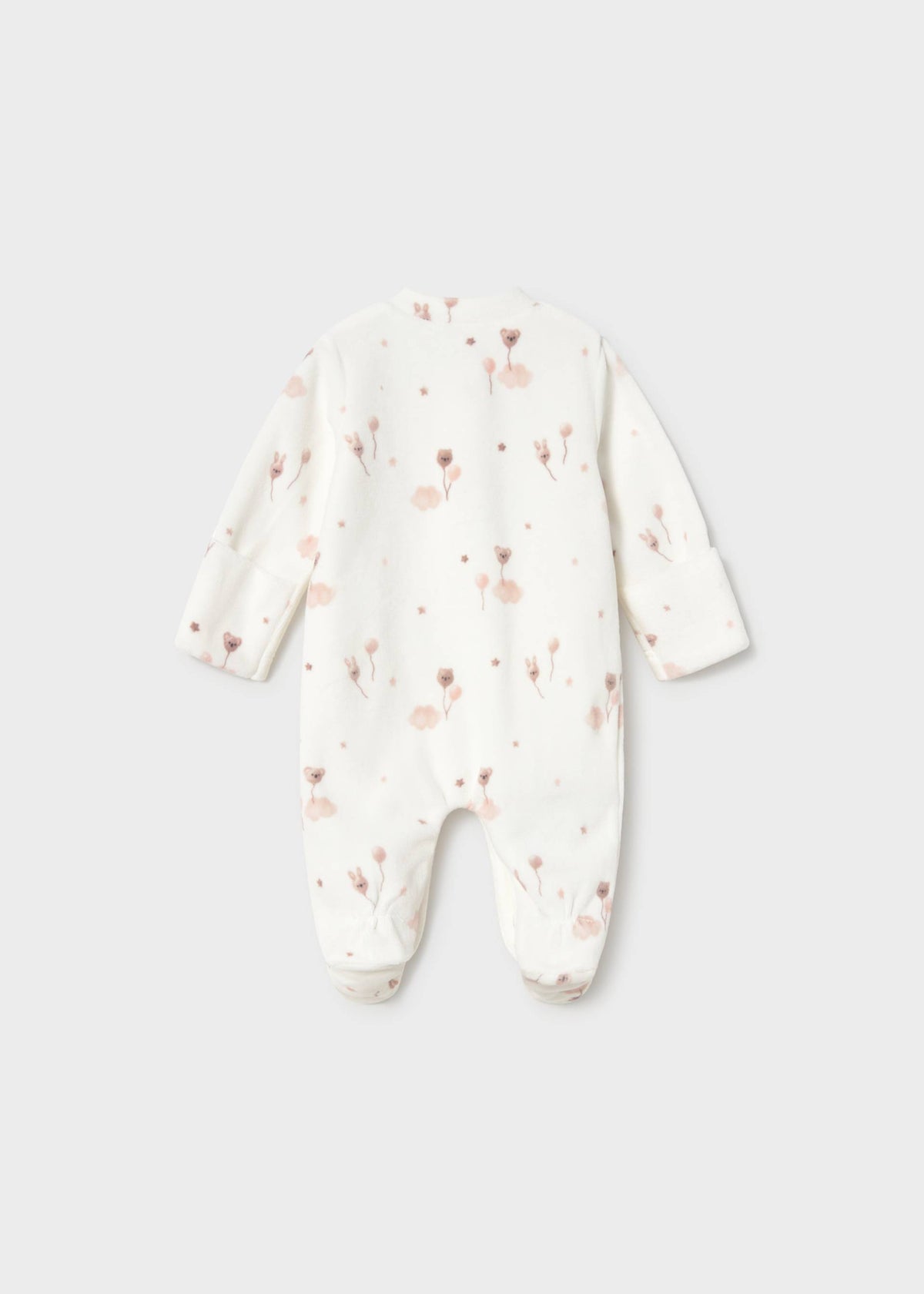 Pigiama stampato neonato - Panna