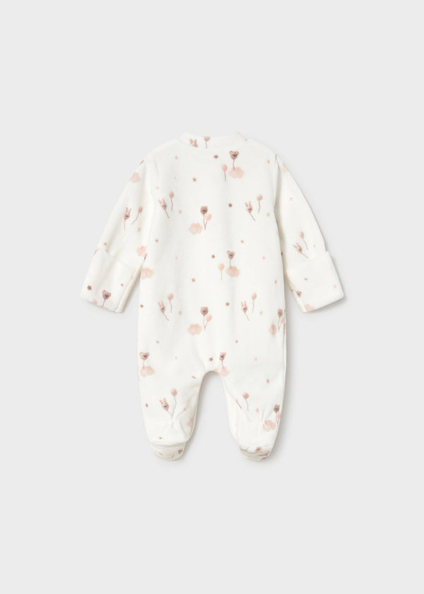 Pigiama stampato neonato - Panna