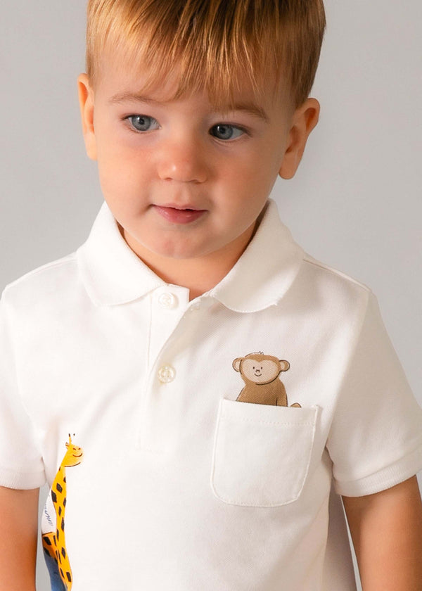 Polo animaletti neonato