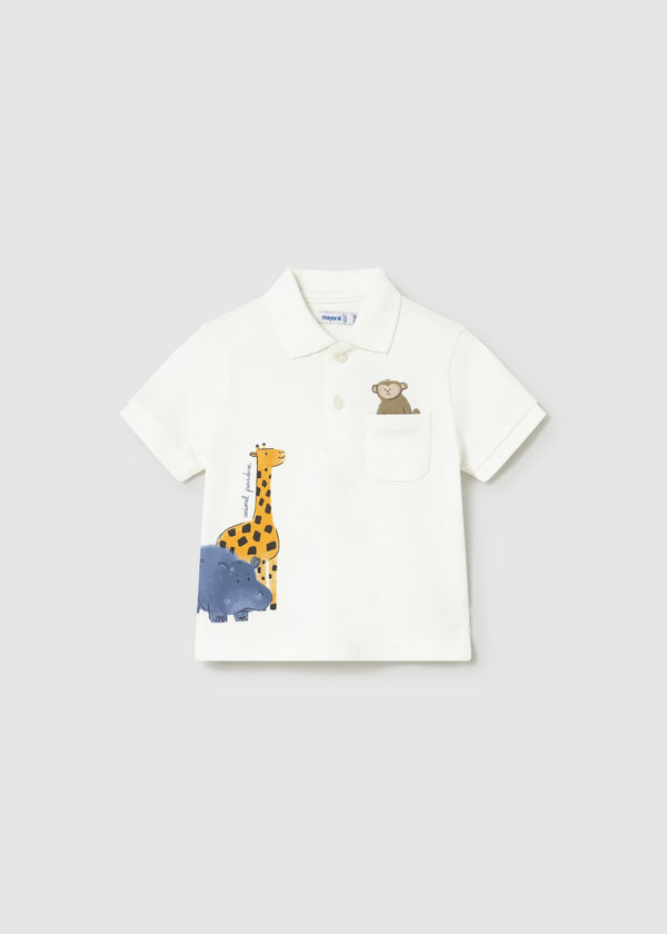 Polo animaletti neonato