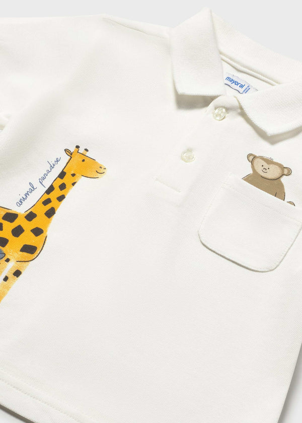 Polo animaletti neonato