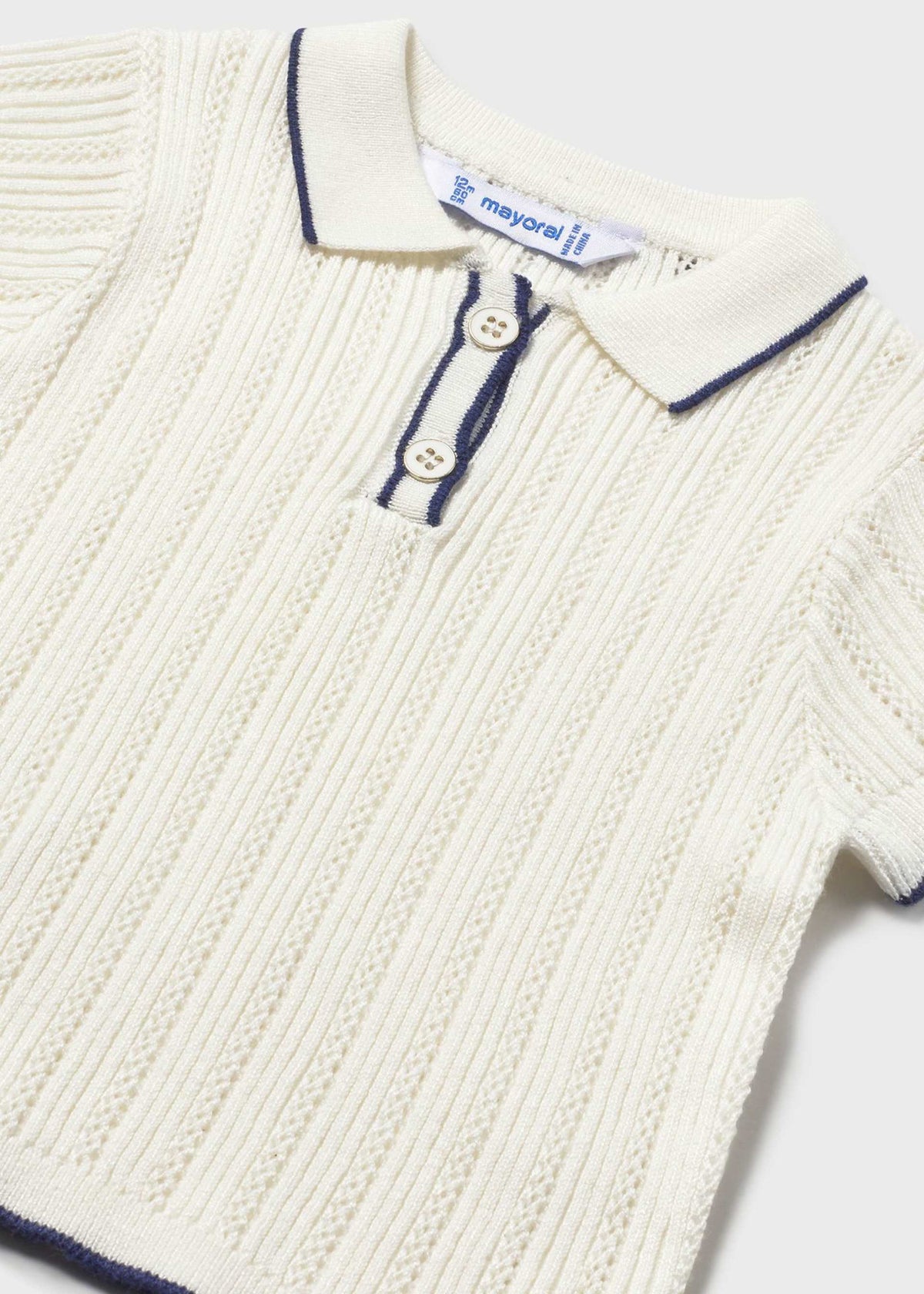 Polo tricot neonata