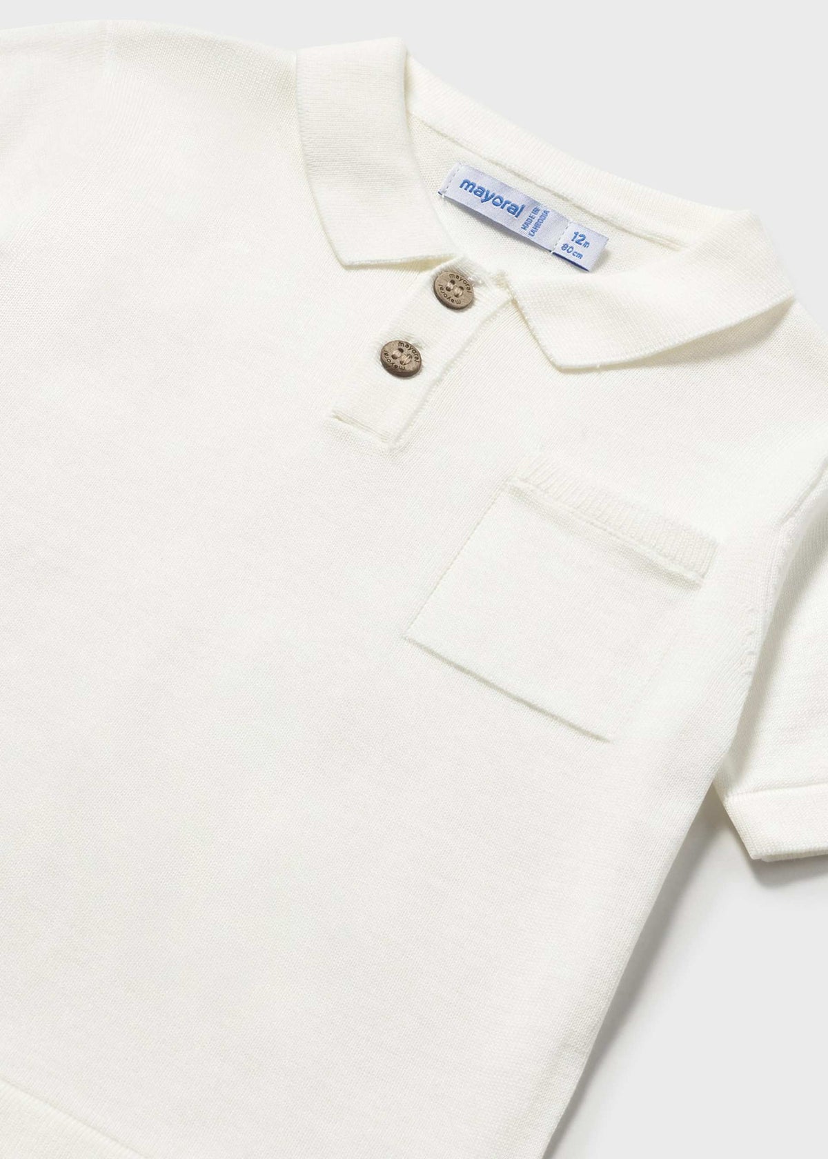 Polo tricot neonato