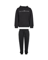 Richmond Junior Completo felpa con cappuccio e pantaloni in felpa - Black