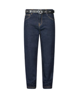 Richmond Junior Jeans cinque tasche con cintura logata - Denim Blue Dark