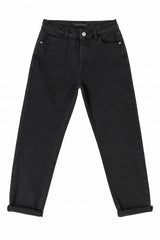 Richmond Junior Jeans cinque tasche con fondo risvoltato - Denim Black
