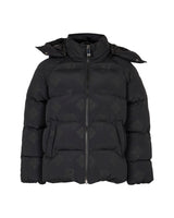 Richmond Junior Piumino con cappuccio e monogramma JR tono su tono - Jr Monogram Black