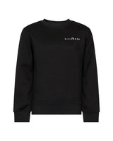 Richmond Junior Felpa girocollo con logo lettering sul petto - Black